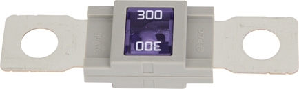 plaatzekering Mega 300A grijs