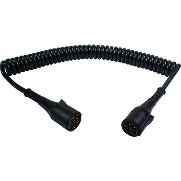 electrospiraal verlichting 24V Euro "N" 3.5mtr 7-polig