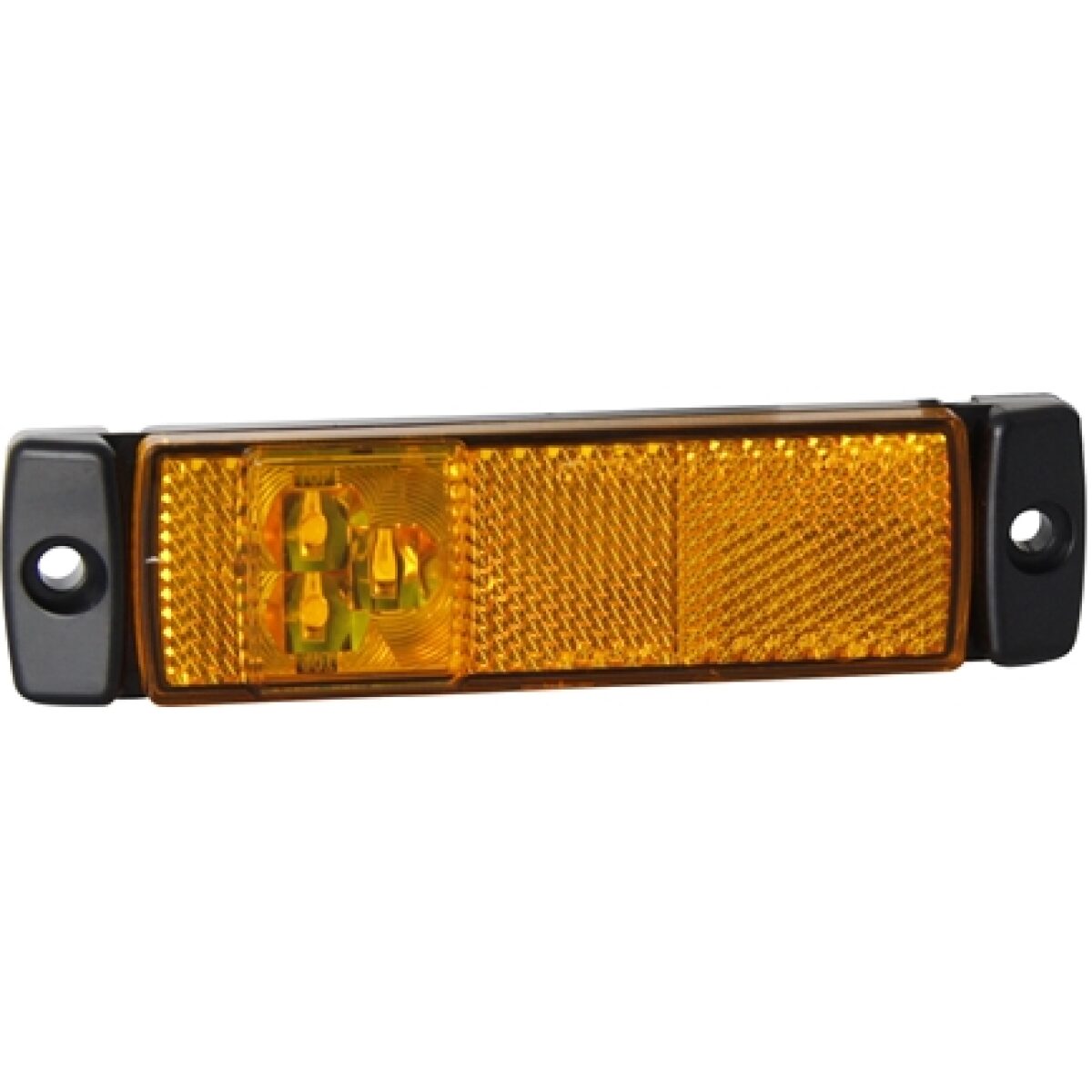 led zijmarkeringslamp plat oranje 10-30V - Afbeelding 1