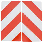 Lange ladingbord klasse 1 aluminium 560x280mm SET a 2 stuks