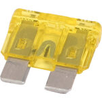 steekzekering 20A geel prijs/verpakt per 100 stuks