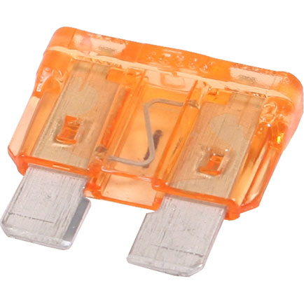 steekzekering 5A lichtbruin prijs/verpakt per 100 stuks