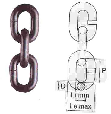 sjorketting 10mm GRADE 80 EN 12195-3 per meter-0