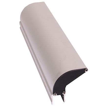 225023 zijdelingse bescherming hoekprofiel alum. 0.5mtr fietsenvanger - Afbeelding 1