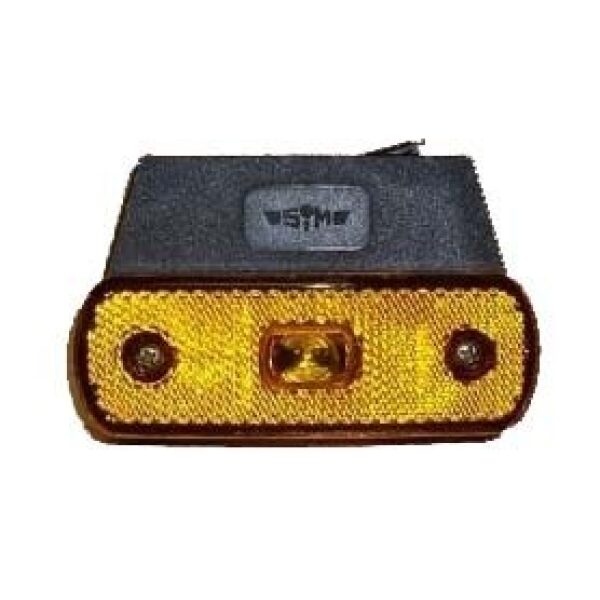 led zijmarkeringslamp haaks oranje SIM 12/24V-0