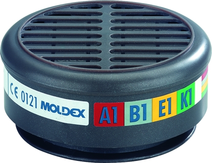 Gasmaskerfilter MOLDEX CE ABEK1 per 10 stuks
