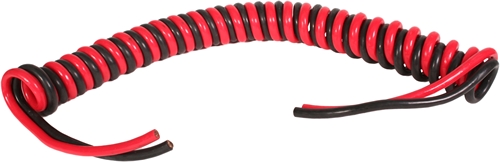 NATO spiraal 2x35mm² 3.5m rood/zwart