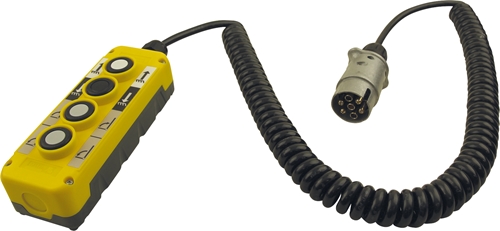 knoppenkast 4-knops incl. stekker/snoer