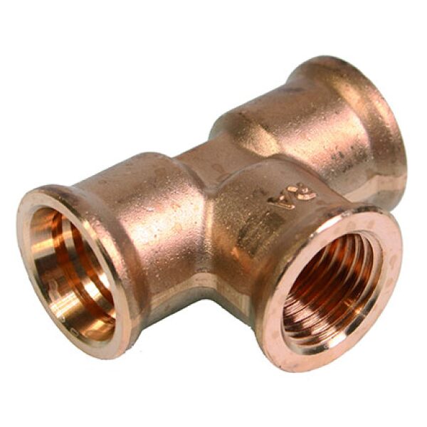 T stuk Raufoss 1xP5 2xm16