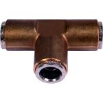 Snelkoppeling T messing Ø5mm