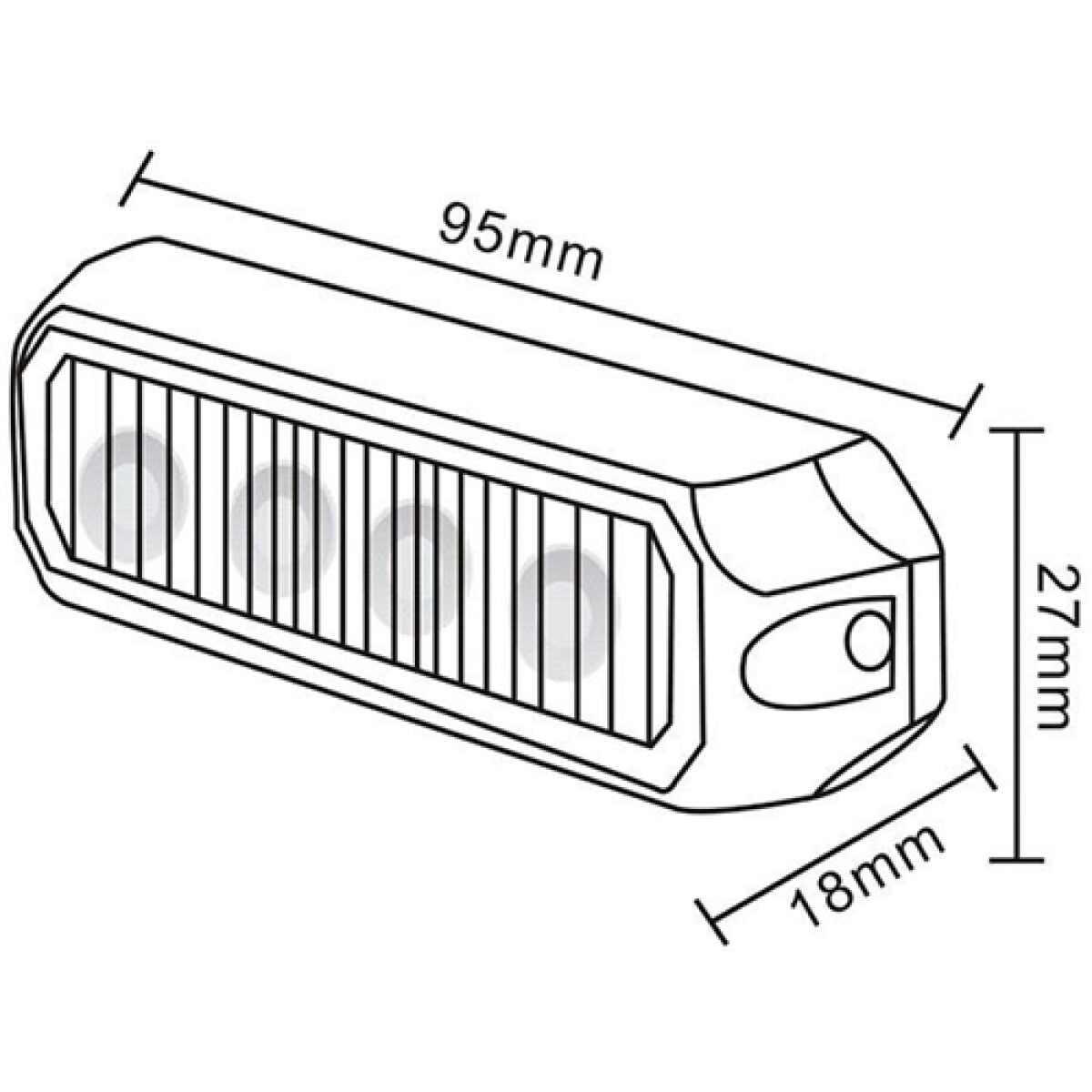 led flitser C4 amber 12/24V 911SIGNAL - Afbeelding 3