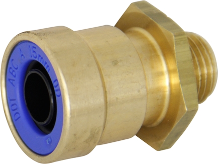 Inschroefkoppeling Raufoss M16-Ø15X1.5 leiding