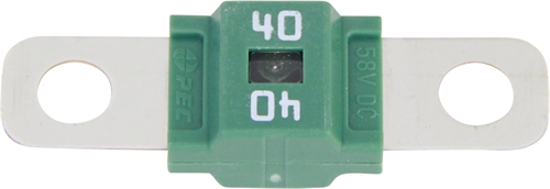 Plaatzekering midi 40A groen per stuk