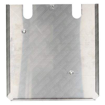 ADR slede rvs 300x300mm  voor gevaarsetiketten