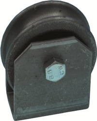 Handrem draadgeleider rol Ø80mm