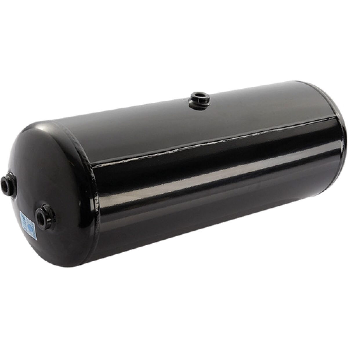 luchtketel 10 ltr staal Ø 206x368mm / 4x aansluiting M22x1.5 - Afbeelding 1