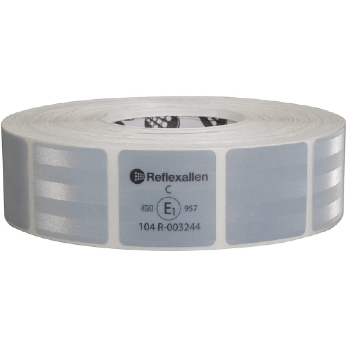 reflectie tape 3M blokjes 5x5cm wit 50m - Afbeelding 1
