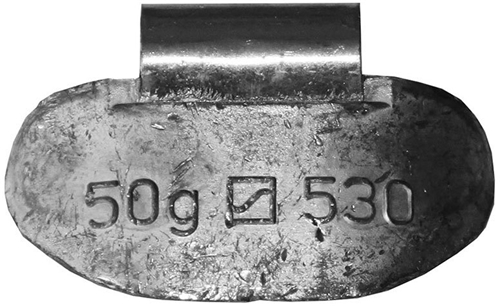 Balanceer gewicht 50gram LKW