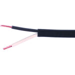 kabel 2x1,5 mm² Ø rond / per 50mtr op haspel