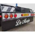 Achterlicht Ø140mm Chromerand inbouwset - Afbeelding 3