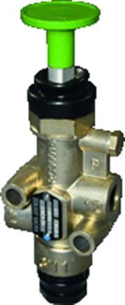 losklep groene knop Knorr