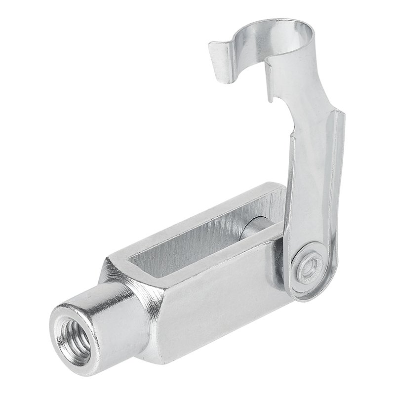 015924 Gasveer gaffel M6 snelsluiting lengte 43mm - Afbeelding 1