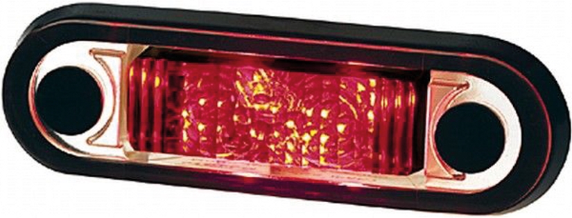 Toplamp led Hella rood 12/24V