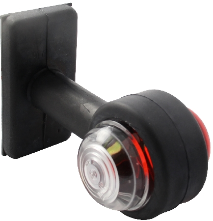 breedtepaal kort/recht model, geheel rubber / prijs/verpakt per 2 stuks