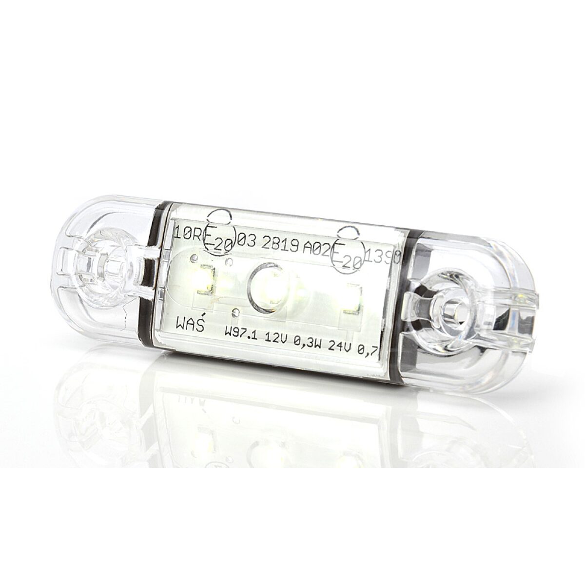 Led markeringslamp Wit 10-30V opbouw-0