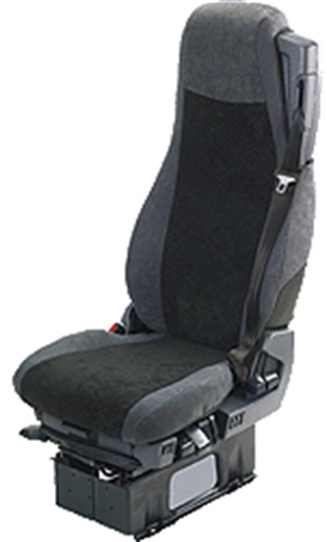 stoelhoes universeel grijs/zwart DAF/MB/SCANIA/MAN/UNIV.