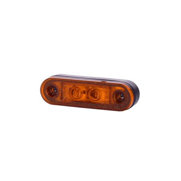 led zijmarkeringslamp Horpol oranje 12/24V 2 leds-0