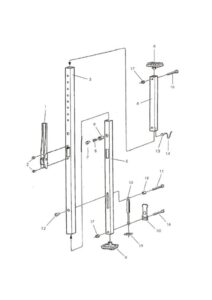 Safe load cargokeeper staal voet/voet 2350-3350mm - Afbeelding 3