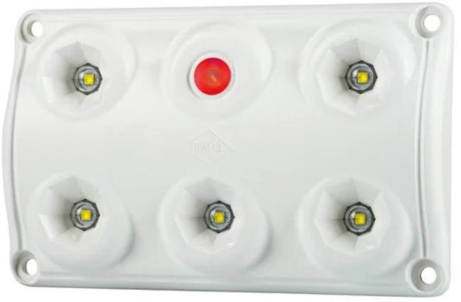 led plafonniere + schakelaar 12/24v