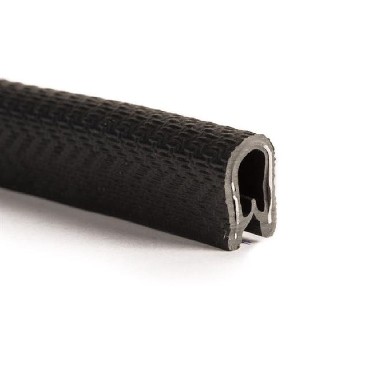 Rubber afwerkingsprofiel pvc zwart 1-4mm per 10mtr - Afbeelding 1