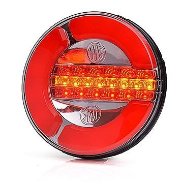 led achterlicht Ø140mm 10/30V neon IP68