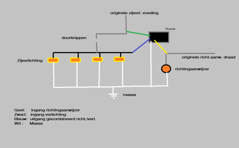 knipperlicht zijverlichting module 12/24V-7467