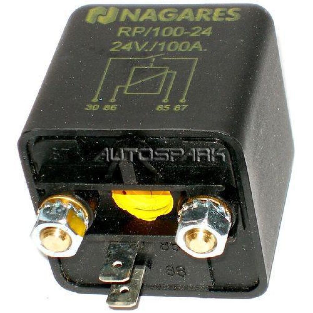Wasserdichtes Kfz-Relais 12/24V 100A – 4/5 Pin SPDT, Für Auto & Mehr, Markenlos