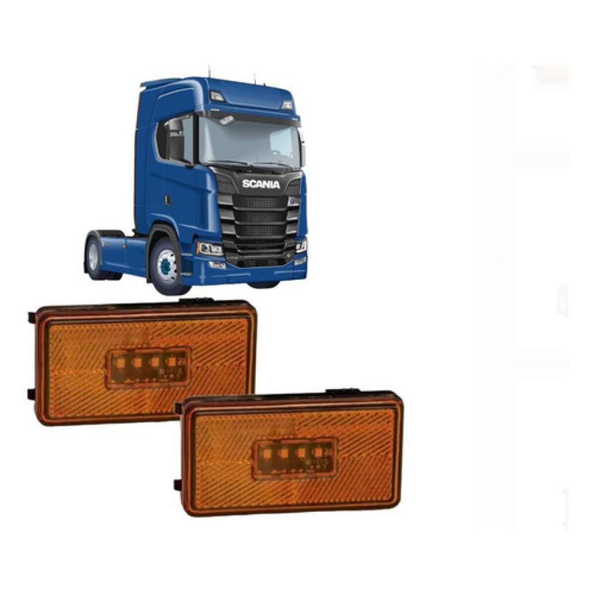 led zijmarkeringlamp Scania P/G/R/T-serie