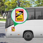 Angles Morts dode hoek sticker voor Bus/Touringcar - Afbeelding 2