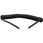 Electrospiraal 10-aderig  9x1mm² 1x2mm² 3mtr