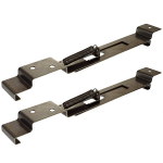 Kentekenplaathouderset verend RVS groot - Afbeelding 3