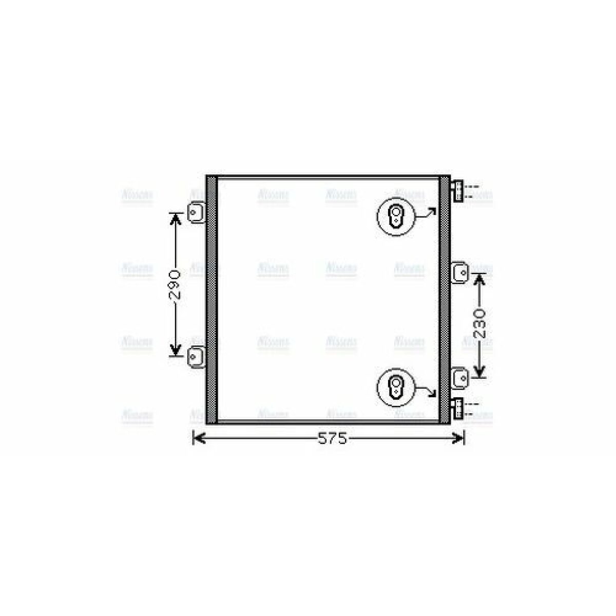 Airco condensor Renault - Afbeelding 3