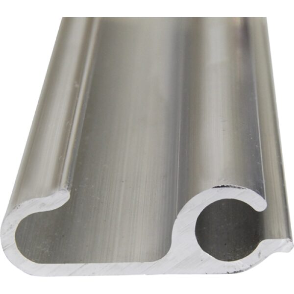 Zeilspanstang/plaat profiel aluminium 3.3mtr