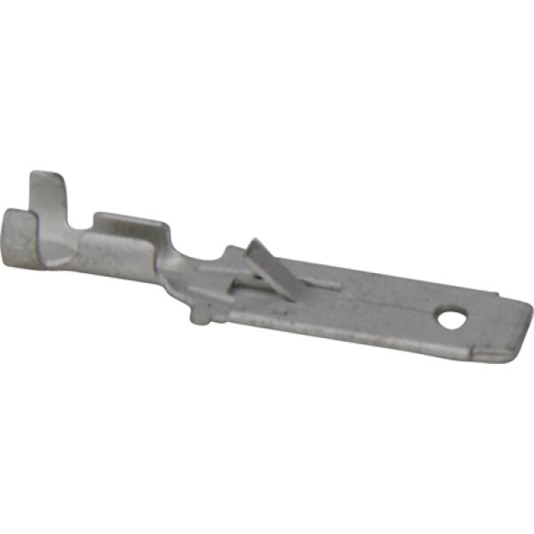 AMP stekker/kabelschoen ongeisoleerd 6.3mm p/100st