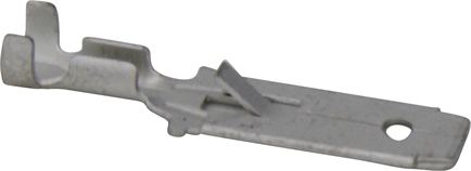 AMP stekker/kabelschoen ongeisoleerd 6.3mm p/100st