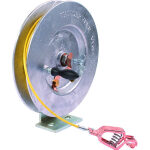 Haspel 15mtr aardkabel met klem