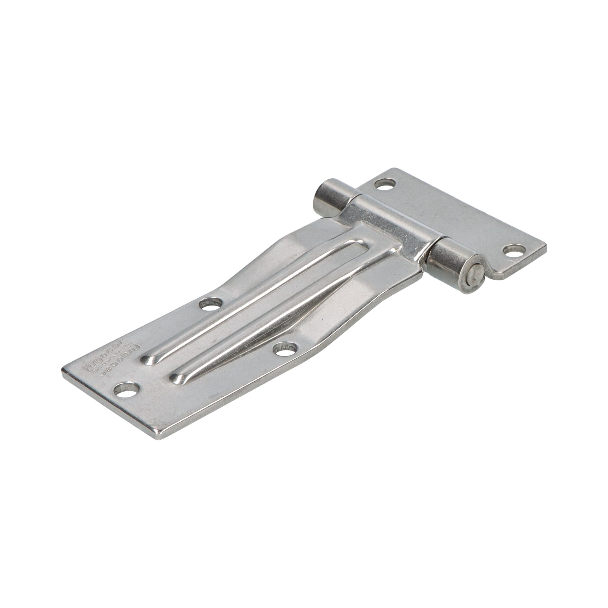 1189629 Scharnier RVS 140mm met verzet - Afbeelding 1