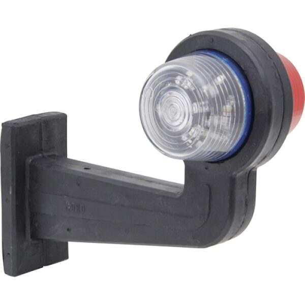 Gylle led breedtelamp 24V haaks rood/koud wit