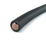 Accukabel 70 mm² zwart / prijs per 25 meter