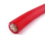 Accukabel 70 mm² rood / prijs per 25 meter
